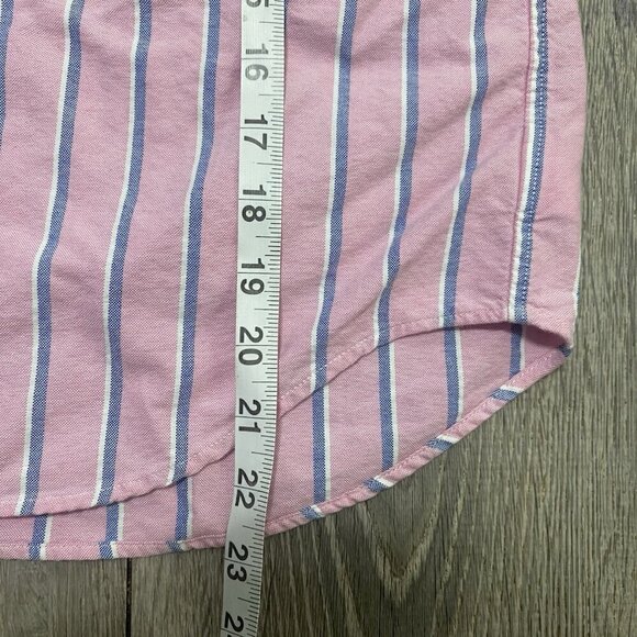 Ralph Lauren Boy's Button-Front Shirt Colorful Striped - Size M 10/12 - Picture 5 of 5